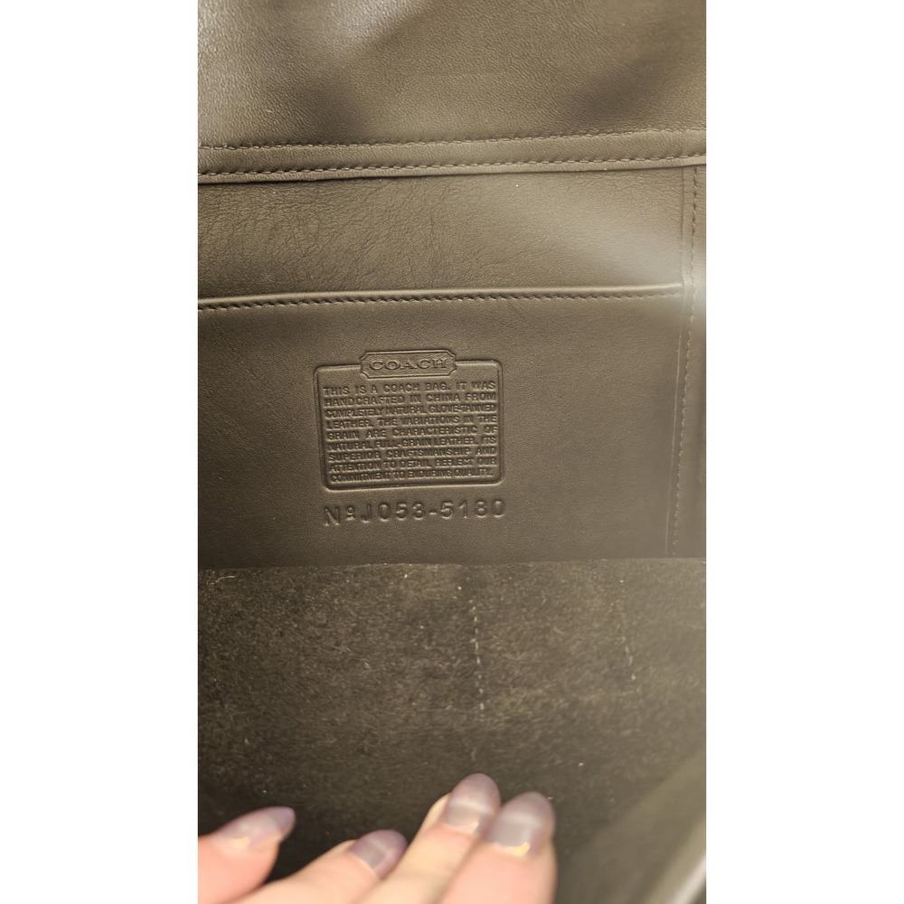 Vtg Coach Metropolitan Briefcase Bag 5180 Black Leather 1999 Devil Wears Prada 2 - Picture 11 of 16